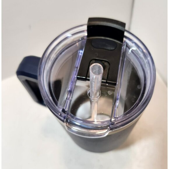 Gap 1 Utep Miners Navy Blue 40 OZ Metal Cup With Handle and Plastic Straw - Picture 6 of 11